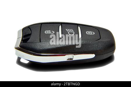 Pop-up car key with remote central locking Stock Photo
