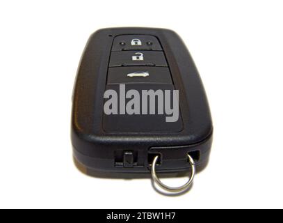 Pop-up car key with remote central locking Stock Photo