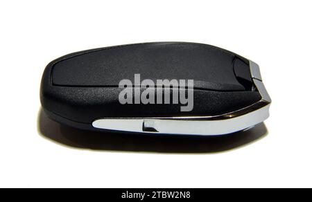 Pop-up car key with remote central locking Stock Photo