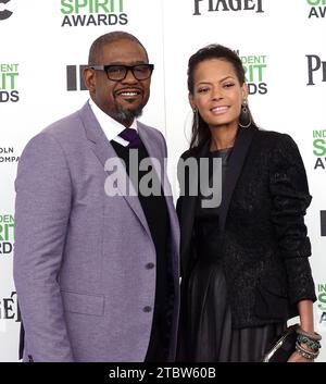 March 1, 2014 - Santa Monica, CA - Forest Whitaker and Keisha Nash Whitaker arrived at the 2014 Film Independent Spirit Awards - March 1, 2014 (Credit Image: © Billy Bennight via ZUMA Press Wire) EDITORIAL USAGE ONLY! Not for Commercial USAGE! Stock Photo