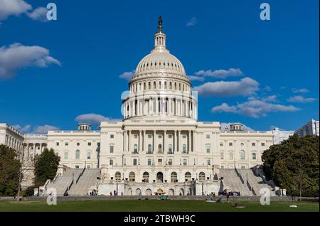 A picture of the United States Capitol Stock Photo