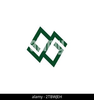 letter mg mountain ambigram logo vector Stock Vector