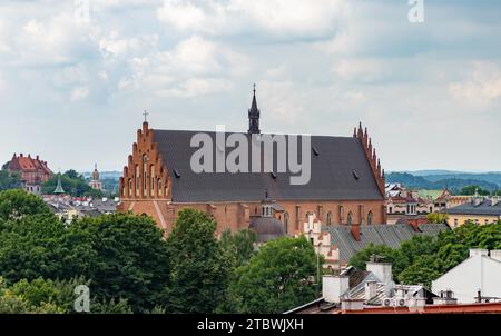 A picture of the Holy Trinity Church as seen from a vantage point Stock Photo