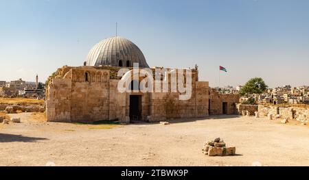 A picture of the Umayyad Palace, inside the Citadel of Amman Stock Photo