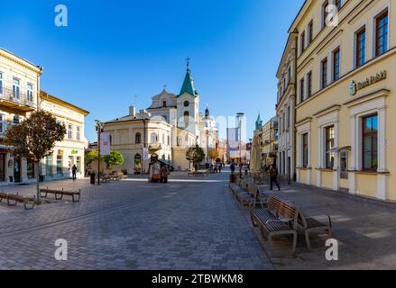 A picture of the Krakow Suburb Street, in Lublin Stock Photo