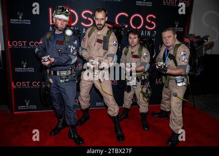 Los Angeles, USA. 08th Dec, 2023. Ghostbusters cosplayers attends Los Angeles cosplay movie premiere of LOST COS at Laemmle NoHo 7 Cinemas, Los Angeles, CA December 8, 2023 Credit: Eugene Powers/Alamy Live News Stock Photo