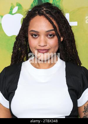 WEST HOLLYWOOD, LOS ANGELES, CALIFORNIA, USA - DECEMBER 08: American actress Kiersey Clemons arrives at the Los Angeles Photo Call Of Apple TV+'s 'Monarch: Legacy Of Monsters' Season 1 held at The London West Hollywood at Beverly Hills on December 8, 2023 in West Hollywood, Los Angeles, California, United States. (Photo by Xavier Collin/Image Press Agency) Stock Photo