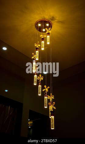 Interior lighting  is like a beautiful it make happynes Stock Photo