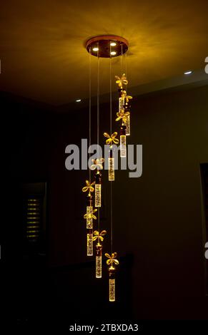 Interior lighting  is like a beautiful it make happynes Stock Photo