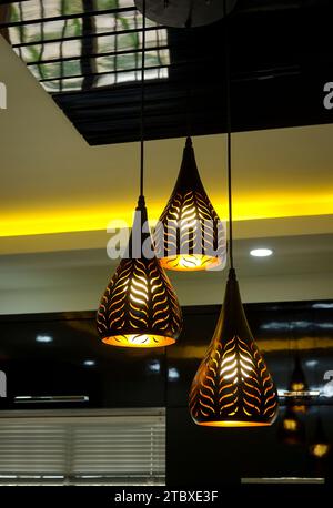 Interior lighting  is like a beautiful it make happynes Stock Photo