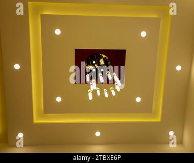Interior lighting  is like a beautiful it make happynes Stock Photo