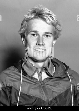 MATS ERIXON Swedish long distance runner in National team Stock Photo