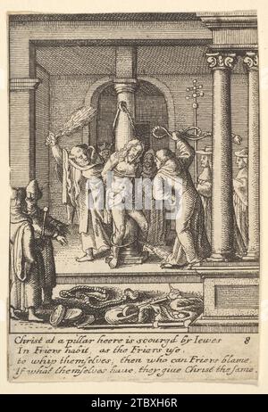 The scourging 1917 by Wenceslaus Hollar Stock Photo