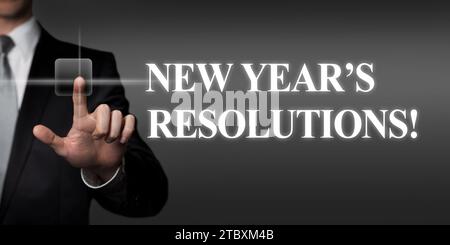 New Year's Resolutions! Stock Photo