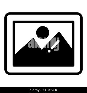 picture vector glyph icon, school and education icon Stock Vector