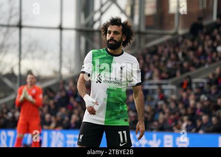 LONDON, ENGLAND - DECEMBER 09: Mohamed Salah of Liverpool during the Premier League match between Crystal Palace and Liverpool FC at Selhurst Park on December 09, 2023 in London, England. (Photo by Dylan Hepworth/MB Media) Stock Photo