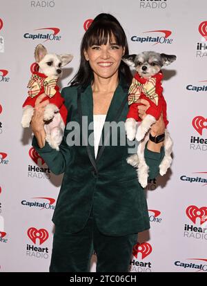 New York, USA. 09th Dec, 2023. Belle, Sam Carrell, and Tinkerbelle The Dog attends iHeartRadio z100's Jingle Ball 2023 at Madison Square Garden on December 08, 2023 in New York City. Photo: Jeremy Smith/imageSPACE Credit: Imagespace/Alamy Live News Stock Photo