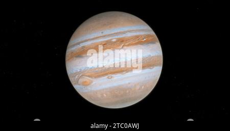 Planet Jupiter in outer space Stock Photo