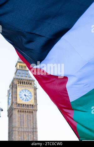 London, UK. 9th Dec 2023. Pro-Palestinian protest in central London Credit: Sinai Noor/Alamy Live News Stock Photo