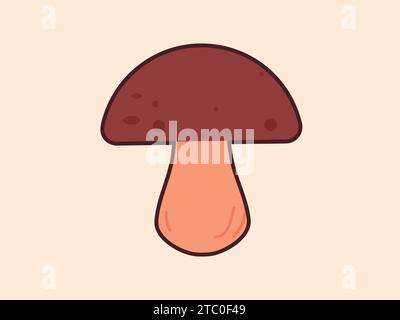 Musrooms cartoon vector illustrations art Stock Vector