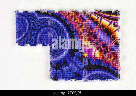 1P-LSD [1-propanoyl-lysergic acid diethylamide] - LSD analogue - BLOTTERS Stock Photo