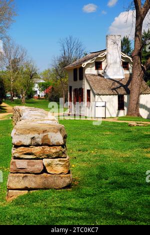 The Innis House in Fredericksburg, Virginia, is a small wood house that was caught in the middle of a bloody battle of the American Civil War Stock Photo