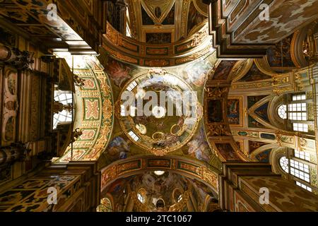 Genoa, Italy - July 30, 2022: View of Jesus Church (Chiesa del Gesu) in the city of Genoa, Italy. Stock Photo