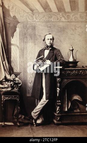 1865 ca , London , GREAT BRITAIN : The british Sir William Overend PRIESTLEY ( 1829 - 1900 ),  renowned  physician and Conservative Party politician . Photo by Camille-Léon-Louis SILVY ( 1834 - 1910 ), London . -  FOTO STORICHE - HISTORY - scienziato - scientist - portrait - ritratto - GRAND BRETAGNA  - DOTTORE - MEDICO - MEDICINA - medicine - SCIENZA - SCIENCE  - SCIENZIATO - favoriti - beard - barba - POLITICO - POLITICA - POLITIC - OTTOCENTO - 800's - '800 - FASHION - MODA MASCHILE ---  Archivio GBB Stock Photo