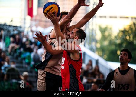 2023 FIBA 3x3 Hong Kong Masters - Team Princeton Stock Photo