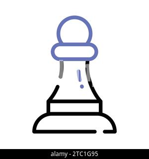 Trendy vector of chess pawn in editable style, strategy in modern design style. Stock Vector