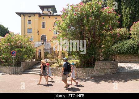 Villa Meneghini-Callas at at Via Caio Valerio Catullo 7, where Maria Callas lived with her husband Giovanni Battista Meneghini from 1950 to 1959 in hi Stock Photo