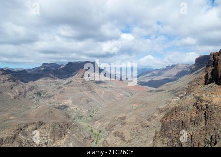 Vista desde el mirador El Guriete Stock Photo