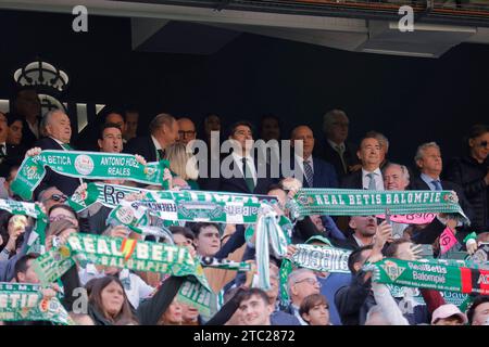 Sevilla, Spain. 09th Dec, 2023. Spain La Liga soccer match Betis vs real Madrid at Benito Villamarin stadium in Sevilla, 09 December 2023 JORNADA 16 LIGA EA SPORTS ESTADIO BENITO VILLAMARIN 900/Cordon Press Credit: CORDON PRESS/Alamy Live News Stock Photo