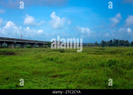 Facilities to be carried out in areas where expressways are being developed in Sri Lanka Stock Photo