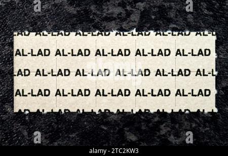 10 TABS - AL-LAD [6-allyl-6-nor-LSD] - 150mcg/per blotter - LSD analogue Stock Photo