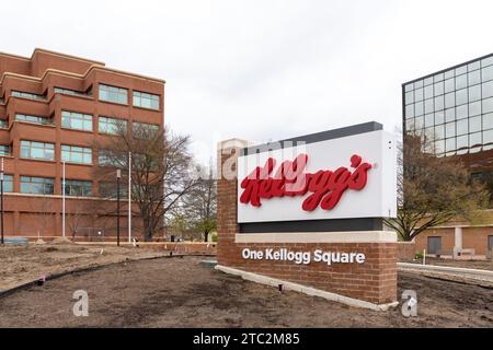 Kellogg's headquarters in Battle Creek, MI, USA Stock Photo