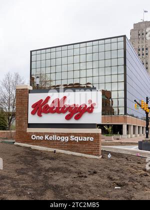 Kellogg's headquarters in Battle Creek, MI, USA Stock Photo