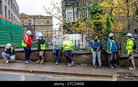 Portrait of Working Men in London UK Stock Photo