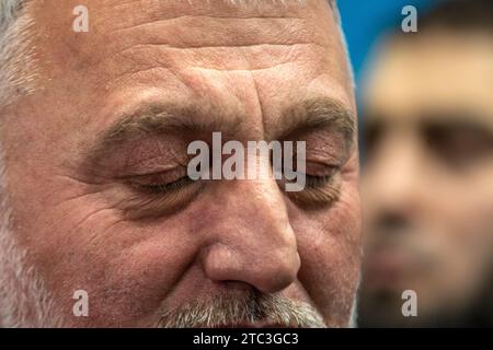 Moscow, Russia. 10th of December, 2023. Lawmaker Adam Delimkhanov attends the opening of Chechen Republic Day during the Russia Expo international exhibition and forum at the VDNKh exhibition centre in Moscow, Russia. Credit: Nikolay Vinokurov/Alamy Live News Stock Photo