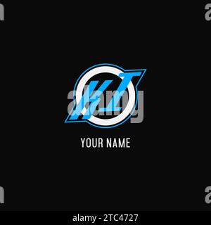 KI monogram esport logo design with cool shape concept in vector Stock ...