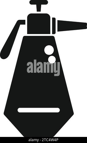 Modern spray bottle icon simple vector. Wash hand. Palm cleanse Stock Vector