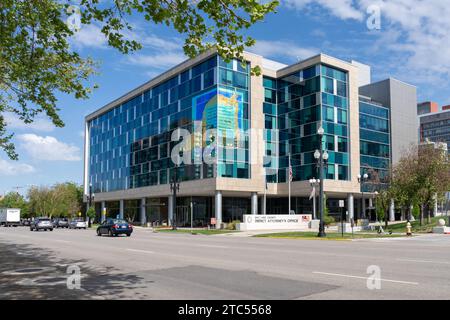Salt Lake County District Attorney Office Building in Salt Lake City, Utah, USA Stock Photo