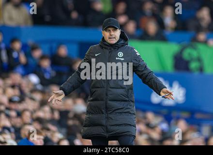 Chelsea's head coach Mauricio Pochettino gestures during the English ...