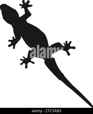 house lizard vector icon illustration simple design Stock Vector