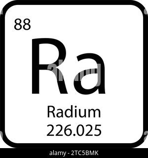 Radium icon vektor illustration design Stock Vector