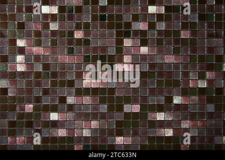 abstract square pixel mosaic background and texture Stock Photo