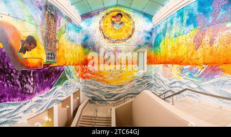 North Staircase at Tate Britain mural requiem, Tate Britain and the ...