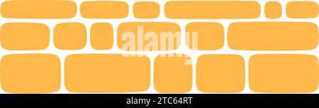 Hand drawn quote frames. Empty rectangle speech bubbles blobs. Doodle organic shapes set for social media stories. Quote minimalist frames. Blank Stock Vector
