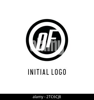 Initial SO logo concentric circle line, clean and simple monogram logo ...
