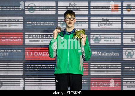 Daniel Wiffen Of Ireland Shows The Gold Medal After Competing In The ...